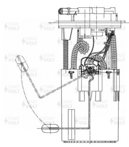 Изображение 1, SFM1902 Насос топливный TOYOTA Avensis (03-08) электрический STARTVOLT