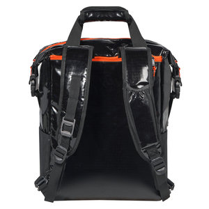 Изображение 4, ADCB011 Сумка изотермическая-рюкзак 19л 31х39х16см черно-оранжевая AIRLINE