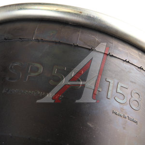 Изображение 4, SP554158 Пневморессора SCHMITZ (без стакана) (2 отв. M10,  1 отв. M22х1.5, низ отв. M12мм) высокая SAMPA