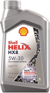 Изображение 2, 550046372 Масло моторное HELIX HX-8 5W30 A3/B4/SN синт.1л SHELL
