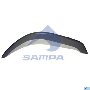 Изображение 2, 18300289 Накладка VOLVO FH крыла переднего левого SAMPA