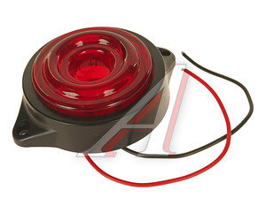 Изображение 1, L0047RED Фонарь габаритный LED 24V,  круглый красный (d=55мм 10-светодиодов, солнышко) NOKTA