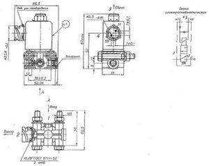 Изображение 2, КЭМ 16-14 Клапан электромагнитный ЯМЗ 24V в сборе РОДИНА