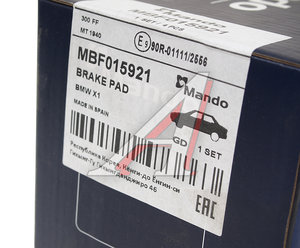 Изображение 3, MBF015921 Колодки тормозные BMW 3 (E90, E91, E92, E93), X1 (E84) передние (4шт.) MANDO