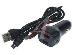 Изображение 1, ES-CC2M black Устройство зарядное в прикуриватель 1USB 12V кабель micro USB EARLDOM