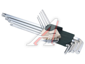 Изображение 2, RF-5093TXL Набор ключей шестигранных 1.5-10мм экстрадлинных (T10-T55) 9 предметов ROCKFORCE