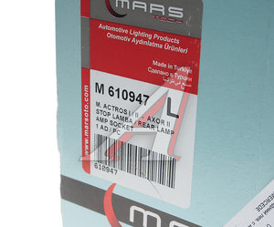 Изображение 4, M610947 Фонарь задний MERCEDES Actros левый (525х140мм) АМР разъем сбоку MARS TECH