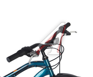 Изображение 2, T21B110-26 B Велосипед 26" 21-ск. двухподвесный бирюзовый HILAND