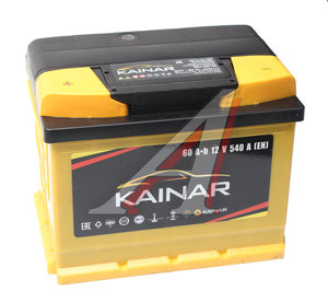 Изображение 1, 6СТ60(1) Аккумулятор KAINAR 60А/ч