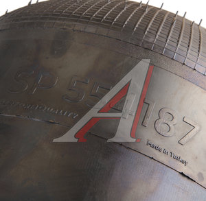 Изображение 4, SP554187-K Пневморессора MERCEDES Actros (стальной стакан, верх штуц.Voss 232 смещен) SAMPA