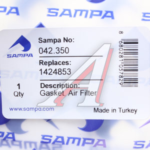 Изображение 3, 042.350 Кольцо уплотнительное SCANIA P, R series турбины SAMPA