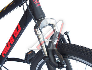 Изображение 4, T17B904-24 B Велосипед 24" 7-ск. (AL-рама) черный HILAND