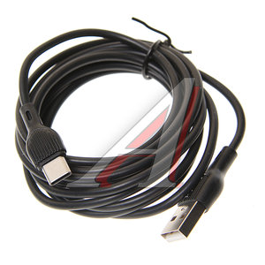 Изображение 1, NB200 Black Кабель USB Type C 2м черный XO