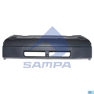 Изображение 2, 18400010 Бампер SCANIA 114, 124, 144, R series центральная часть SAMPA