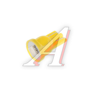 Изображение 1, 10411Y Лампа светодиодная 12V W5W T10 W2.1x9.5d Yellow MEGAPOWER