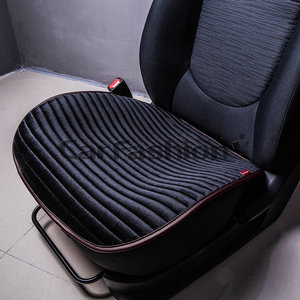 Изображение 1, 23030 Накидка на сиденье велюр черный-кофе (1 предм.) Monaco Mini CARFASHION