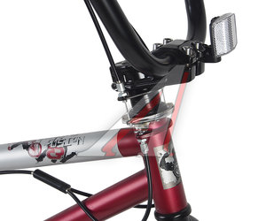 Изображение 4, T21B603 B Велосипед 20" 1-ск. BMX бордовый HILAND