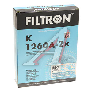 Изображение 3, K1260A-2X Фильтр воздушный салона BMW 5 (F10, F11), 7 (F01, F02, F03, F04 ) угольный FILTRON
