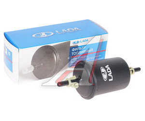 Изображение 1, 21230-1117010-81 Фильтр топливный ВАЗ инжектор тонкой очистки (штуцер с клипсами) пластик АвтоВАЗ