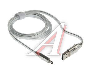Изображение 1, BU12 silver Кабель micro USB 1.2м серый BOROFONE