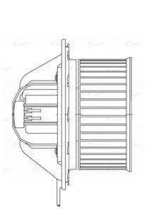 Изображение 9, LFH26173 Мотор отопителя BMW 3 (E90), X3 (F25) (10-) LUZAR