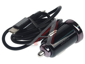 Изображение 2, Z44 black Устройство зарядное в прикуриватель 1USB 12V кабель iPhone (5-) HOCO