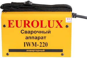 Изображение 9, IWM220 Аппарат сварочный 4.3кВт 10-220А d=1.6-5.0 инвертор EUROLUX