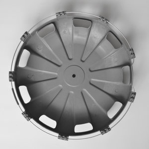 Изображение 2, МК-ПЛ-Р12 Колпак колеса R-22.5 переднего пластик (серый) Турбо ТТ