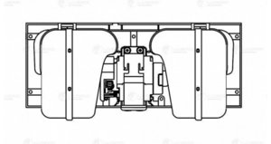 Изображение 4, LFh2801 Мотор отопителя DAF XF95 (92-) в сборе с корпусом LUZAR