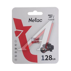 Изображение 1, NT02P500ECO-128G-S Карта памяти 128GB MicroSD class 10 + SD NETAC