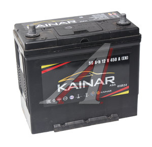 Изображение 1, 6СТ50(1) 65B24R Аккумулятор KAINAR Asia 50А/ч