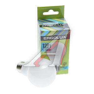 Изображение 1, LED-A60-12W-E27-4K Лампа светодиодная Е27 А60 12W (100W) 220V холодный ERGOLUX