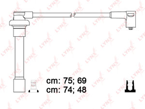 Изображение 1, SPE3407 Провод высоковольтный HONDA Accord (90-98) (1.8/2.0/2.2), Civic (87-01) (1.3/1.6) комплект LYNX