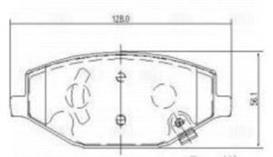 Изображение 1, PF4129 Колодки тормозные GEELY Coolray SX-11 (18-) передние (4шт.) TRIALLI