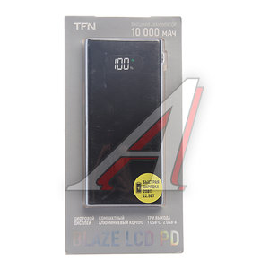 Изображение 1, TFN-PB-268-BK Аккумулятор внешний 10000мА/ч для зарядки мобильных устройств TFN