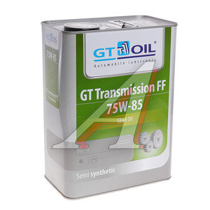Изображение 1, 8809059407806 Масло трансмиссионное GT TRANSMISSION FF GL-4 75W85 4л GT OIL