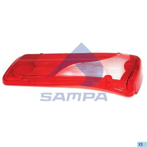 Изображение 2, 201.065 Рассеиватель SCANIA P, G, R, T VW Crafter Pickup фонаря заднего правого SAMPA