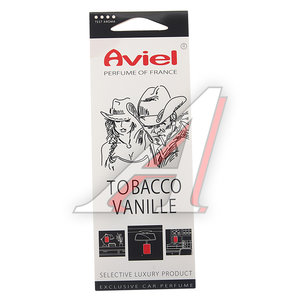 Изображение 1, 31921 Ароматизатор подвесной картонный (Tobacco vanille) Perfume of France AVIEL