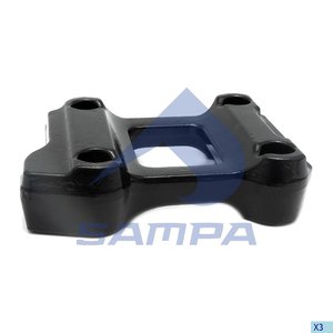 Изображение 1, 071.071 Кронштейн BPW крепления рессоры левой (без пальца) SAMPA
