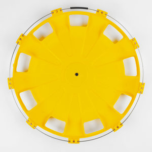 Изображение 2, МК-ПЛ-Р08 Колпак колеса R-22.5 заднего пластик (желтый) Турбо ТТ