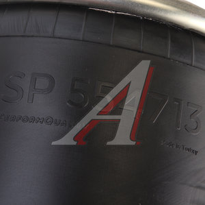 Изображение 4, SP554713-K Пневморессора VOLVO FH12, FM, FL (металл. стакан) (1 вилка 6мм,  1 отв. M16х1.5мм+2 шп. M10мм) SAMPA