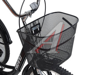 Изображение 5, Tricycle-01 Black Велосипед 26" 1-ск. 3-х колесный 2 корзины HILAND