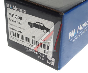 Изображение 3, MPO06 Колодки тормозные HONDA Civic (1.8) (06-) передние (4шт.) MANDO