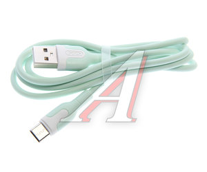 Изображение 1, NB212 Green Кабель USB Type C 1м зеленый XO