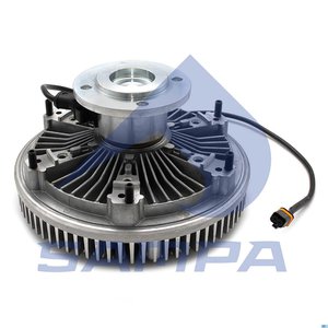 Изображение 1, 021.368-01 Вискомуфта MAN TGA привода вентилятора (d=245мм,  с датчиком) SAMPA