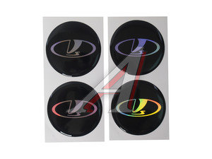 Изображение 1, 02144/017426 Эмблема диска колесного "LADA" (6см) комплект 4шт.