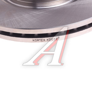Изображение 3, KD0197 Диск тормозной TOYOTA Avensis (03-08) передний (1шт.) KORTEX