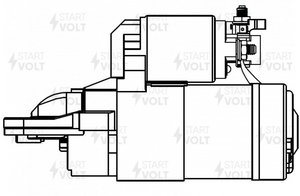 Изображение 6, LST2509 Стартер MAZDA CX-7 (06-) STARTVOLT