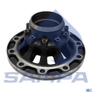 Изображение 2, 075.168/SD Ступица SAF колеса (без подшипника) SAMPA