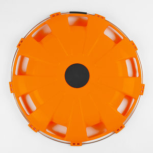 Изображение 1, МК-ПЛ-Р04 Колпак колеса R-22.5 заднего пластик (оранжевый) Турбо ТТ